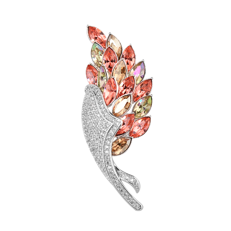 Broche femme ETERNELLE en cristal autrichien - Ref 1172026 Image 3