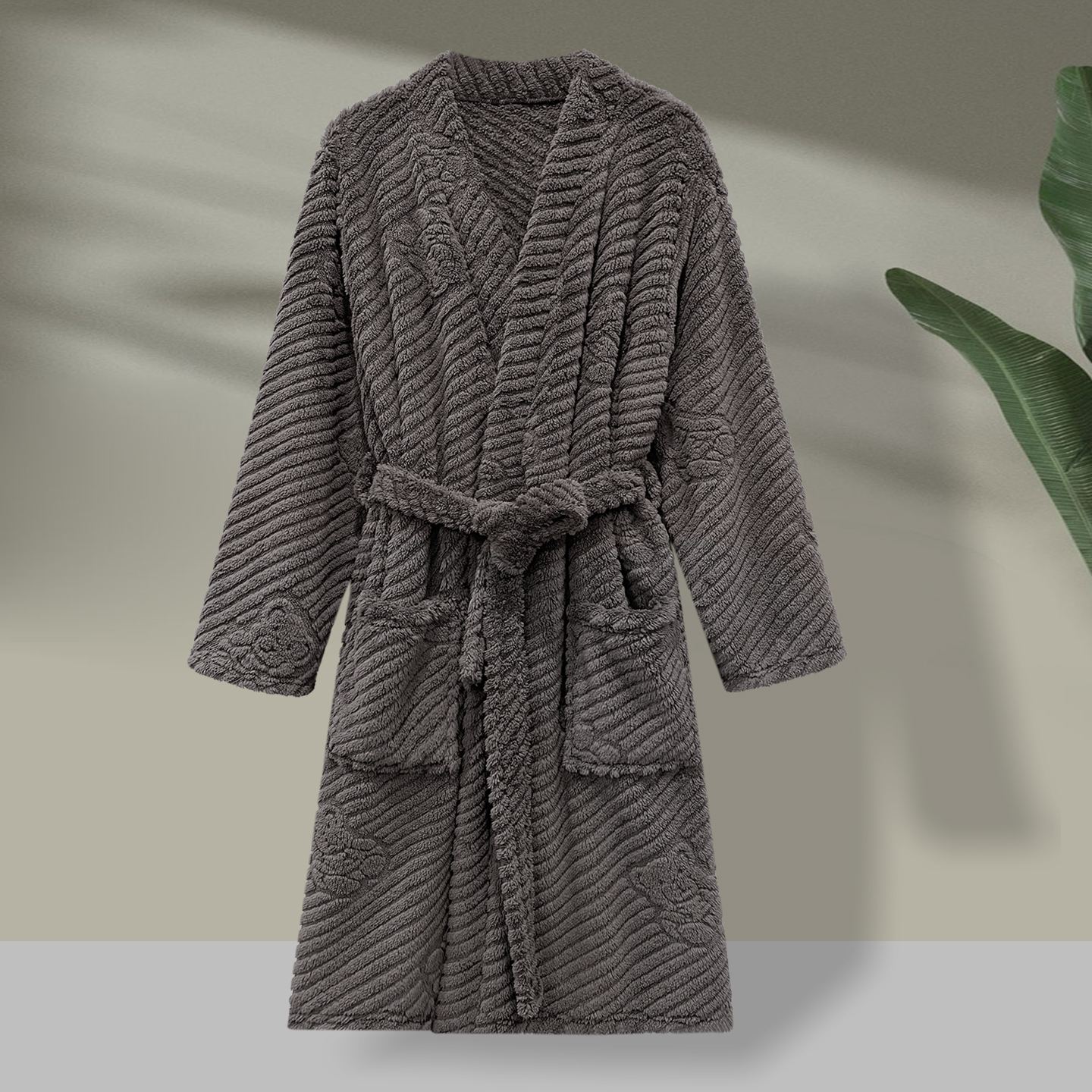 长袖秋冬男加厚睡袍浴袍2025新款男女珊瑚绒情侣法兰绒睡衣家居服