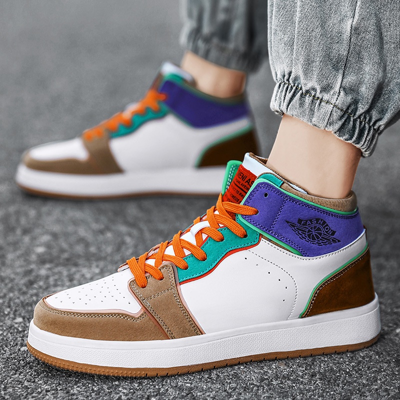 春季新款高帮板鞋休闲板鞋