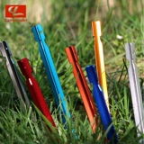 Дорожная металлическая ветрозащитная палатка с аксессуарами, алюминиевый сплав, фиксаторы в комплекте, 18см