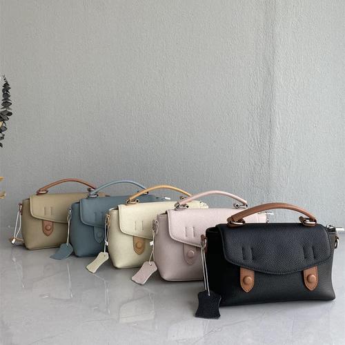 百搭款！真皮时尚小众韩版剑桥包