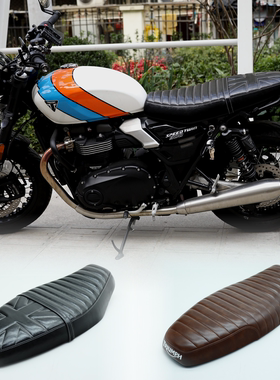 适用于25款凯旋速双Speed Twin900改装坐垫定制座椅复古椅垫总成