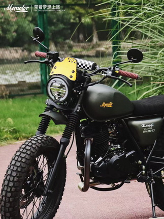 Suitable for Light Rider Bigfoot Special Retro Modification Accessories: Mudguard Bracket, Side Cover, Windshield, Seat Cushion, Rearview Mirror