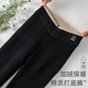 踩脚九分一体裤 长裤 女秋冬外穿一字档加绒加厚弹力修身 高腰打底裤