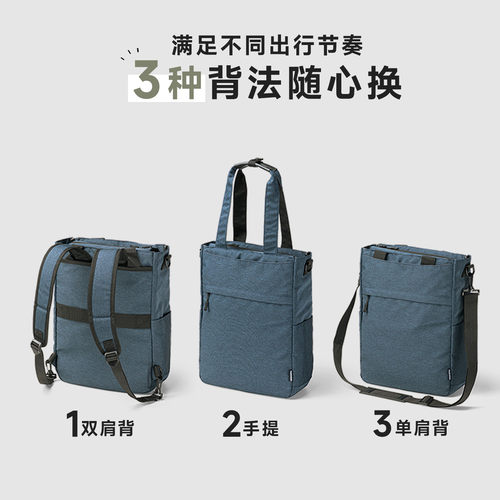 日本SANWA托特包单肩电脑包手提双肩背包轻便3way简约通勤公文包书包斜挎包学生大容量2026新款休闲潮包