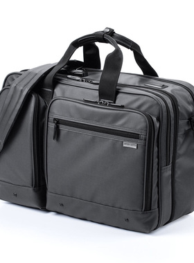 日本SANWA电脑包男女双肩背包大容量潮包防水15.6时尚笔记本包3WAY可扩容