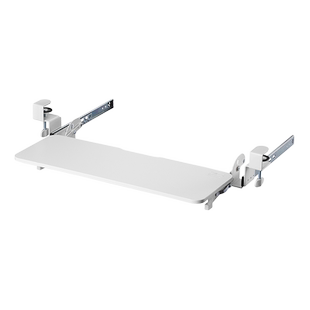 日本SANWA键盘托架桌下免打孔可升降滑导轨夹键盘抽屉加装收缩轨道桌面延伸延长板支架肘托鼠标键盘抽拉托盘