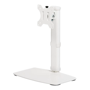 日本SANWA显示器增高架钢质机械臂电脑支架臂屏幕升降旋转支撑底座悬空托架子桌伸缩加长立柱万能免打孔10档