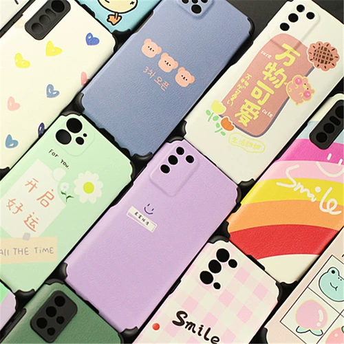 Подходит для OPPO A1 A2 A2M A3 Pro A11X A35 A53 A53 A72 A36 A8 A9 A7X A32, чехол для мобильного телефона с защитой от падения, окрашенный в кожу овчины с кожаным узором