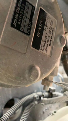 约翰迪尔 拖拉机447200泵10PA17C压缩机 收割 电装 压缩机