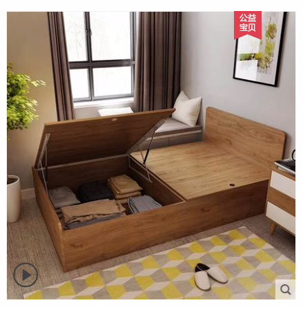 收纳床气压储物床简约2