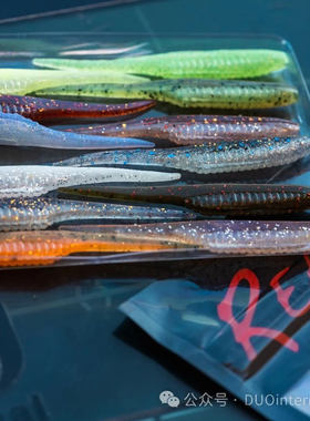 日本原装DUO沉水摆尾虫路亚软饵REALIS倒钓无铅黑坑鲈鱼3寸包邮