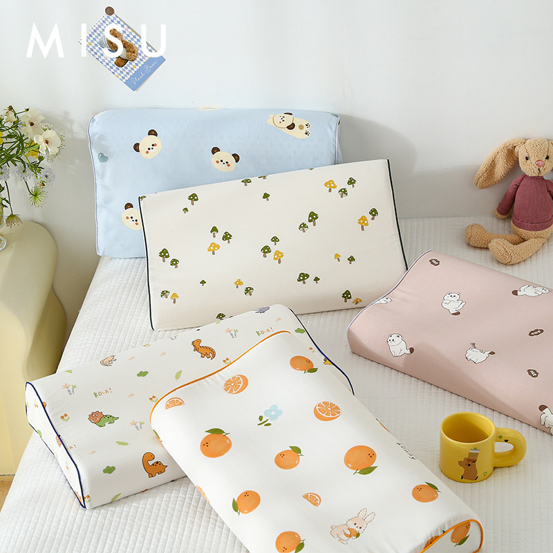 卡通莱赛尔棉乳胶枕套卡通全棉儿童枕头套单个宝宝学生枕芯套夏季,床上用品,枕套,淘宝优惠券,粉丝福利购,淘宝优惠卷