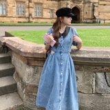 现货主推2024夏季新款牛仔连衣裙160-5336-P125188，女装连衣裙，浙宝160