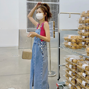 现货主推 新增买家秀 2024夏牛仔背带裙女 160-5223-P95148图片