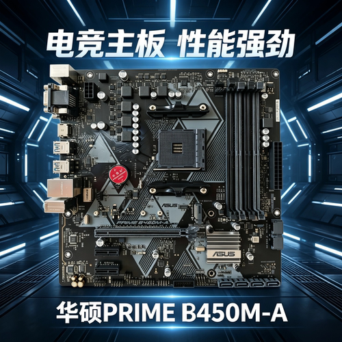 三年质保Asus华硕B450M-A主板