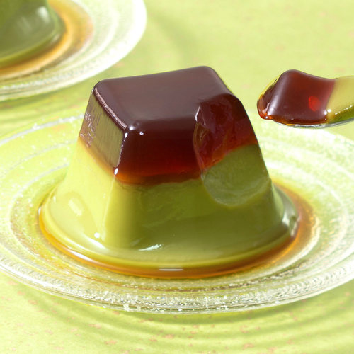 日本鹤屋吉信黑糖本蕨抹茶布丁