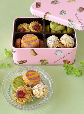 日本 春季限定 4种口味曲奇礼盒 盒装 4种类约140g