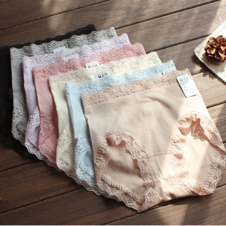 高腰内裤女纯棉收腹裤包臀提臀