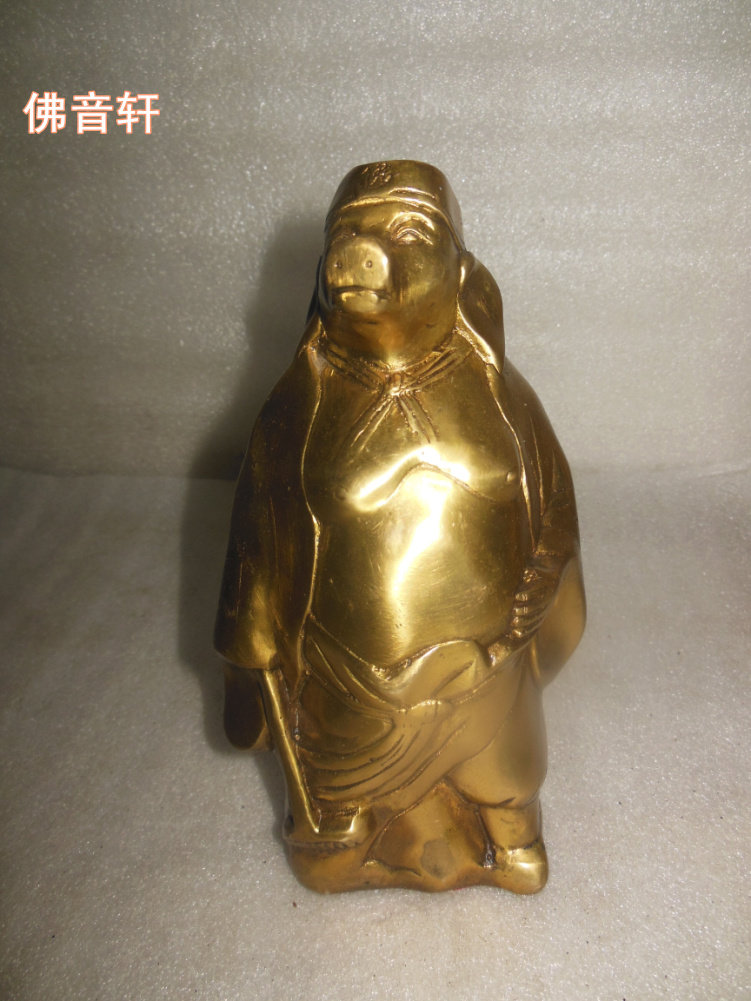 包邮猪八戒天蓬元帅净坛使者猪刚鬣猪木母猪悟能佛像神像铜像纯铜
