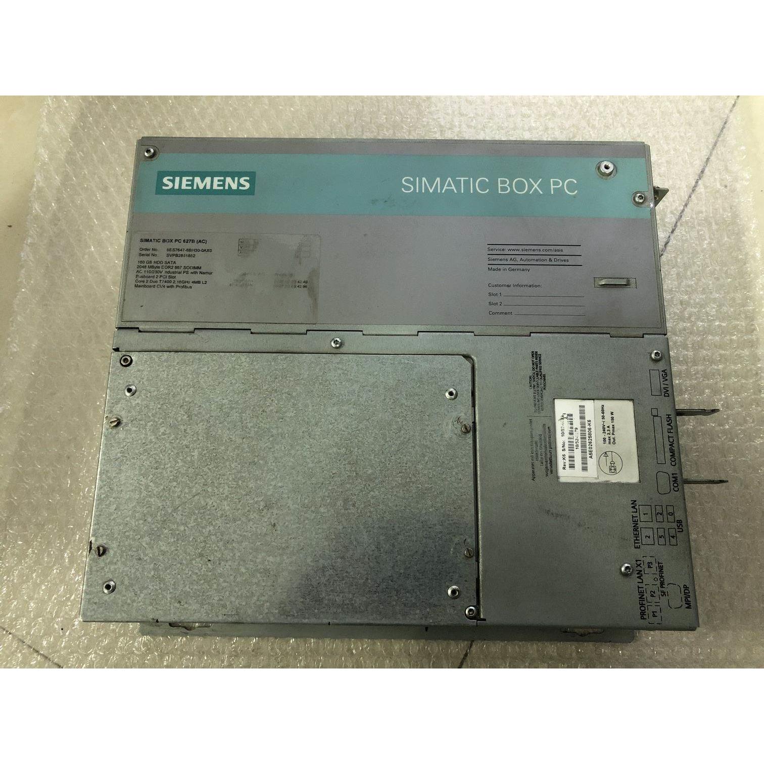 （议价）西门子PC627B工控系统6ES7647-6BH30-0AX0 原装现货议价