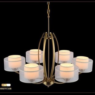 H乡村全铜灯客厅卧室餐议 全铜吊灯简约美式 拍前询价美式 吊灯中式