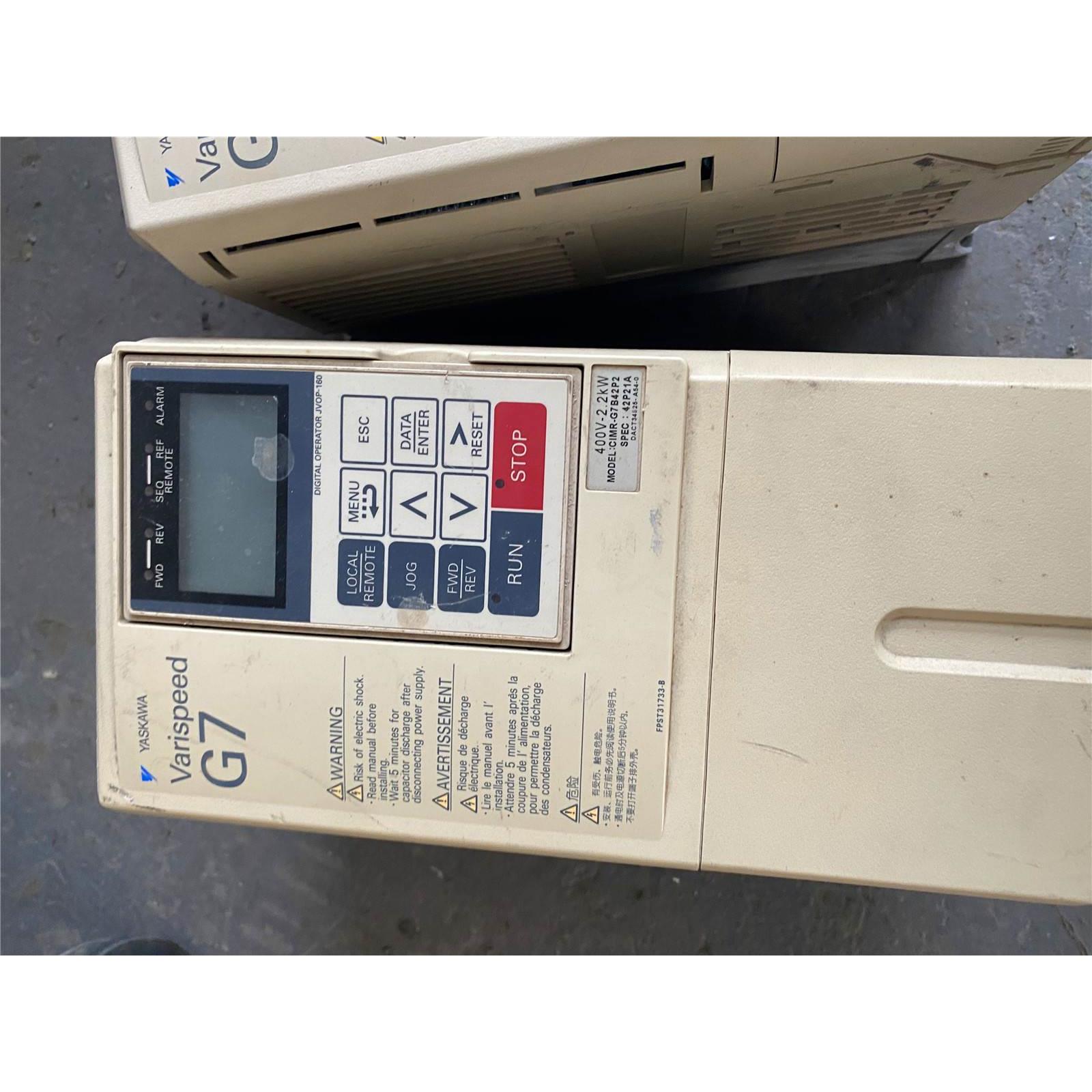 （议价）安川G7变频器 CIMR-G7B42P2 2.2KW 380V 测试完好 质量好