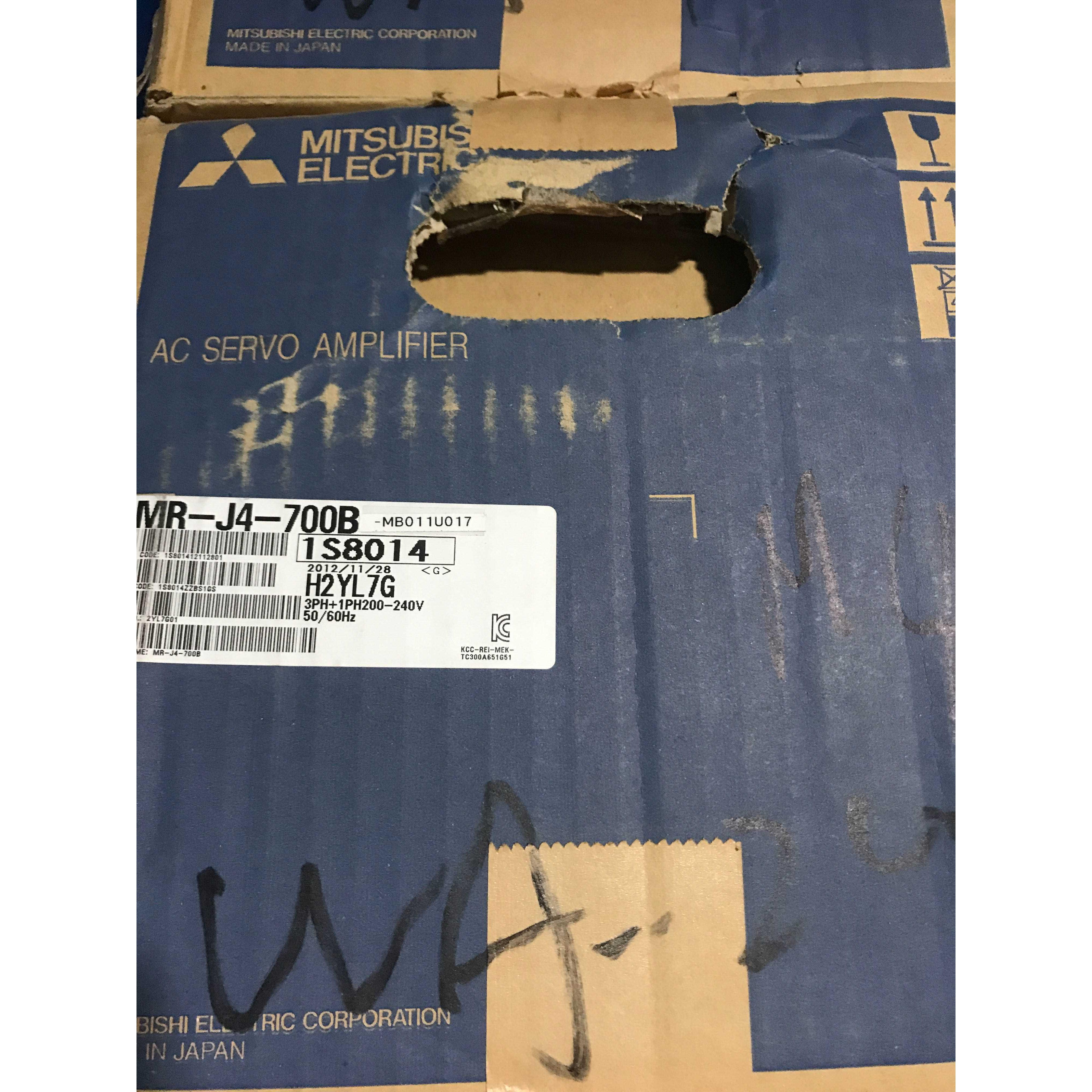 （议价）原装三菱伺服驱动器MR-J4-700B-MB011U017全新原装，询价