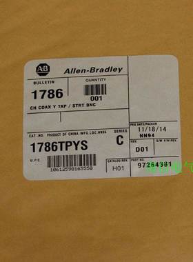 （议价）1786-TPYS AB 模块 PLC 罗克韦尔 处理器 控制接头 全新