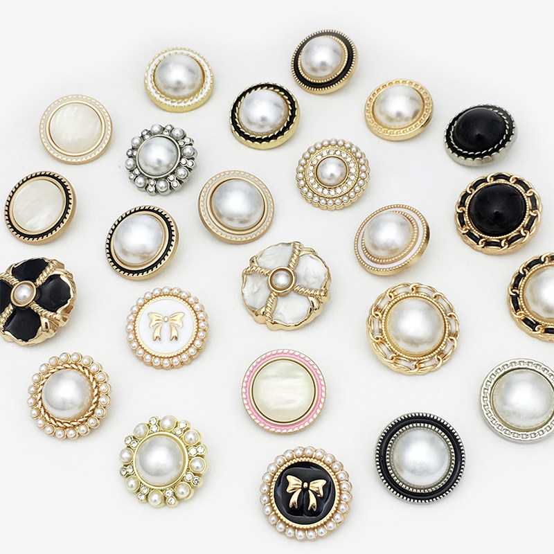 高档名媛风纽扣白色珍珠猫眼百搭大衣毛衣西装外套扣子女上衣钮扣,居家布艺,纽扣,淘宝优惠券,粉丝福利购,淘宝优惠卷