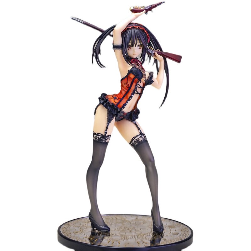 御宅手办alphamax 约会大作战Ⅱ 时崎狂三 睡衣 手办