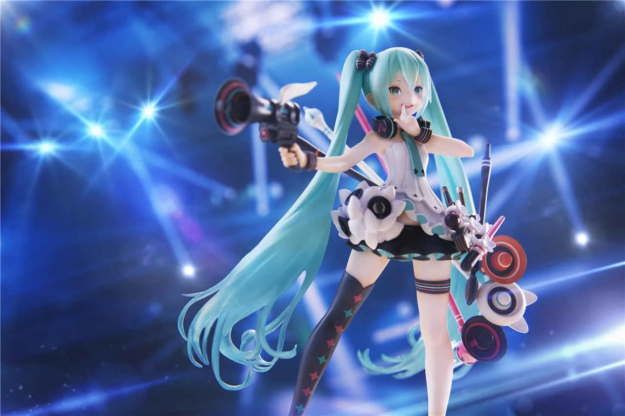 御宅手办正版现货 taito vocaloid 初音未来 黑星红白原画手办