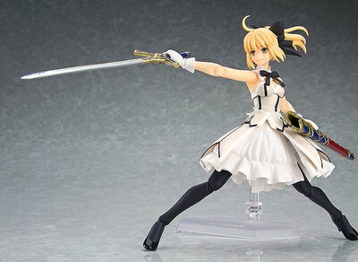 御宅手办Max Factory Fate/FGO Saber Lily 第三再临 figma 手办