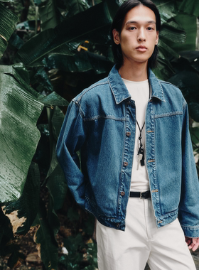 ROYA | 康龙靛蓝丹宁牛仔夹克美产CONE进口复古水洗外套春季新款