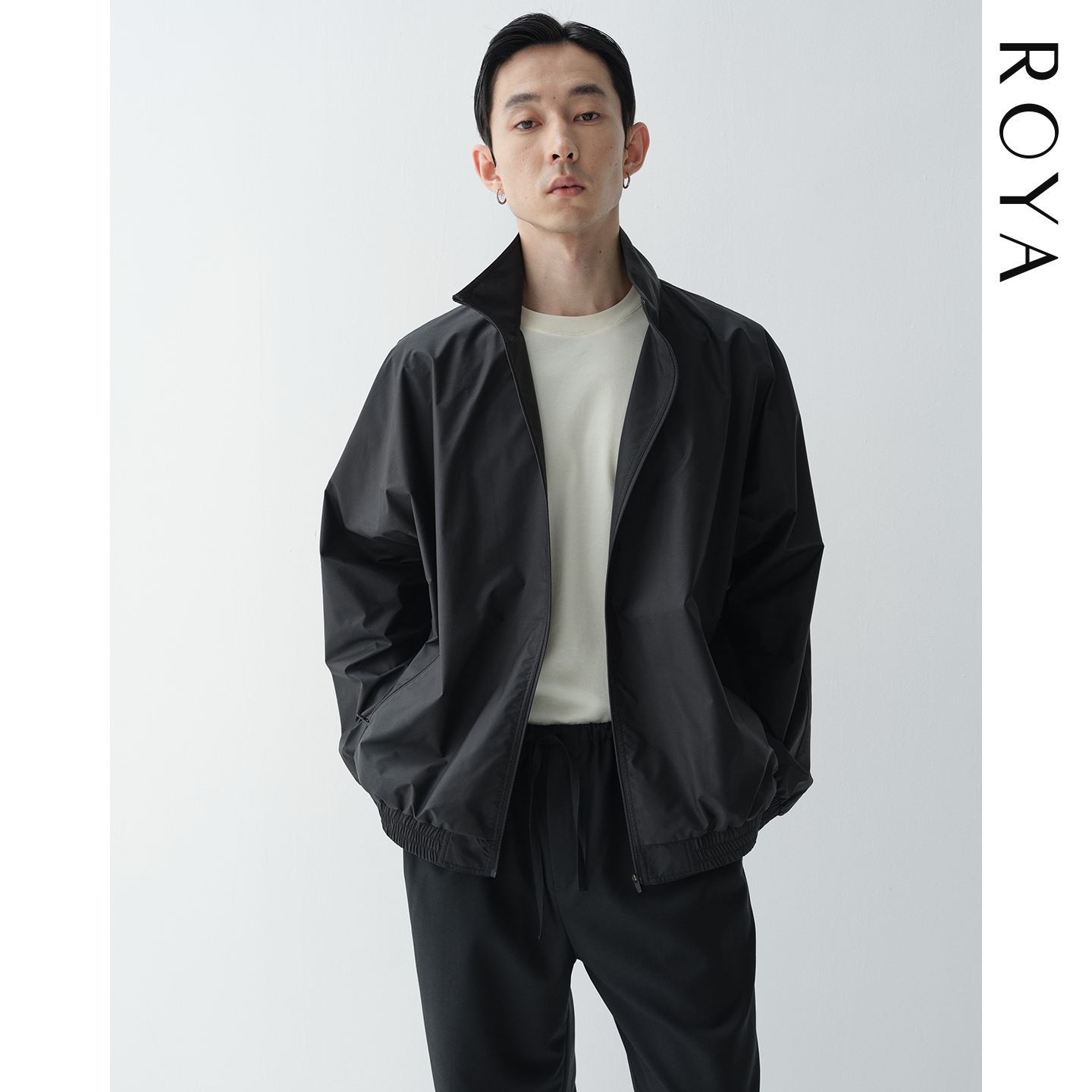 ROYA | 日本进口三防面料立领蝙蝠袖教练通勤夹克