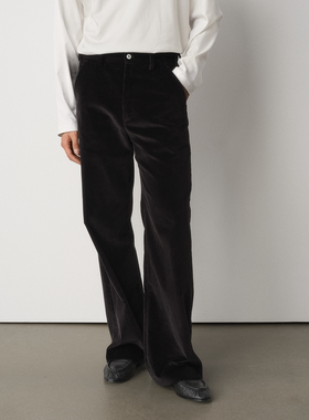 ROYA | 秘鲁进口匹马棉灯芯绒长裤高密Supima棉直筒微阔复古休闲