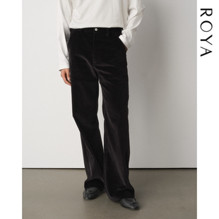 ROYA | 秘鲁进口匹马棉灯芯绒长裤高密Supima棉直筒微阔复古休闲