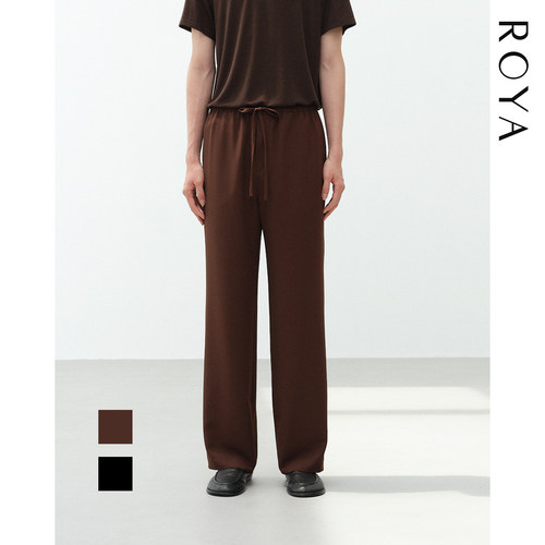 ROYA | AirEase凉感UPF50+防晒全松紧抽绳直筒休闲长裤 夏季新品