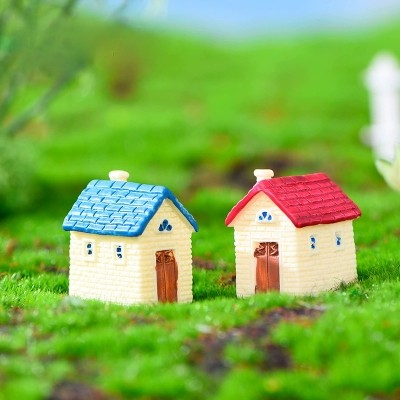 微景观树脂小房子摆件手工造景房子创意花盆摆设微观世界拍摄道具