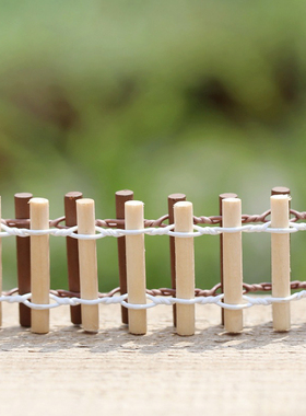 园艺摄影栅栏多肉配饰手工摆件