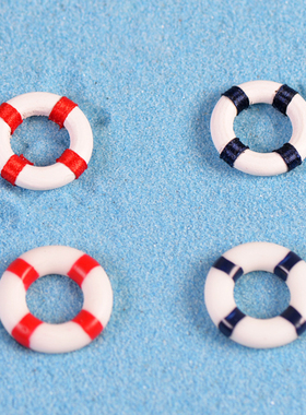 diy多肉卡通生态瓶游泳圈小摆件