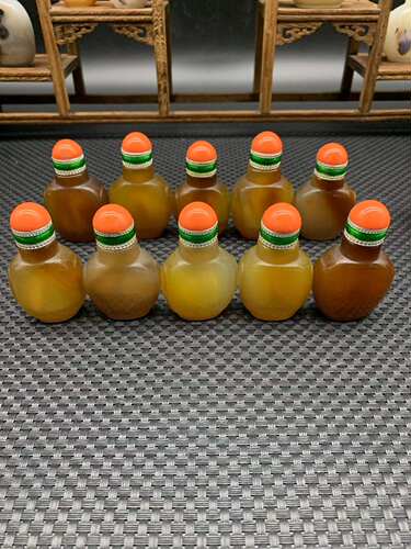 蒙古鼻烟壶回礼专用手工制作小容量民间手工艺品