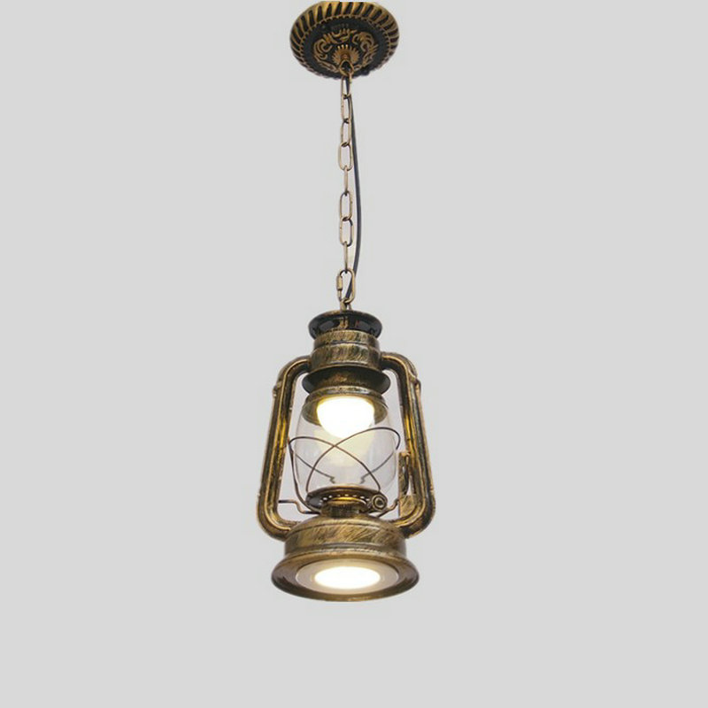 马灯吊灯复古怀旧灯具灯饰室外防水灯铁艺老式煤油灯饭店餐桌吊灯