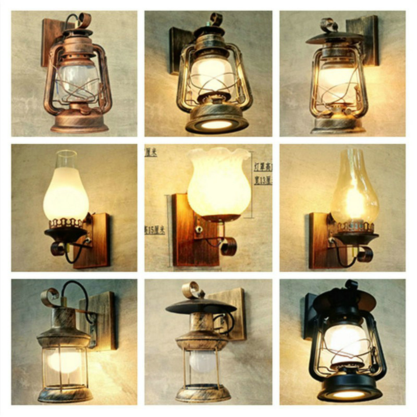 马灯床头背景墙壁灯复古灯具壁灯