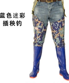水田靴过膝插秧靴中筒加厚钓鱼鞋