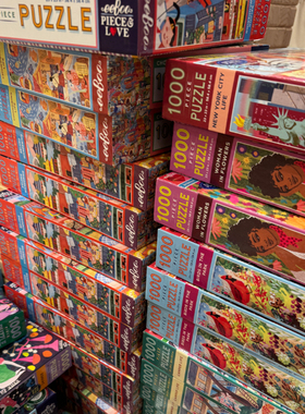 【轻微盒损】美国eeBoo成人拼图 儿童拼图