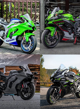 适用于川崎 大牛 ZX-10R RR 21-23年 全车外壳 车壳改色 版画定制