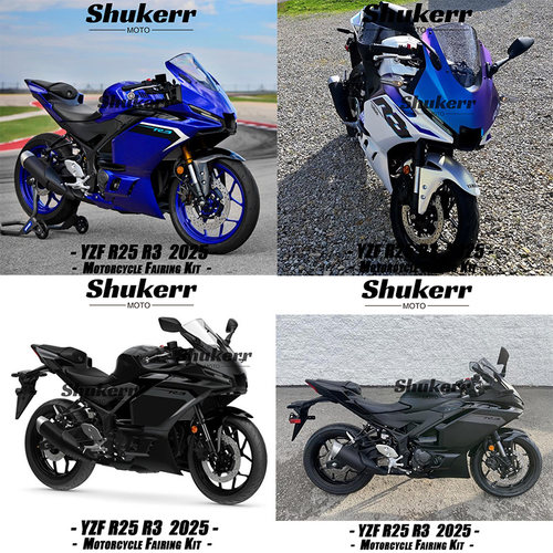 适用雅马哈 YZF R25 R3 24-25款全车外壳 整流罩  车壳 版花定制