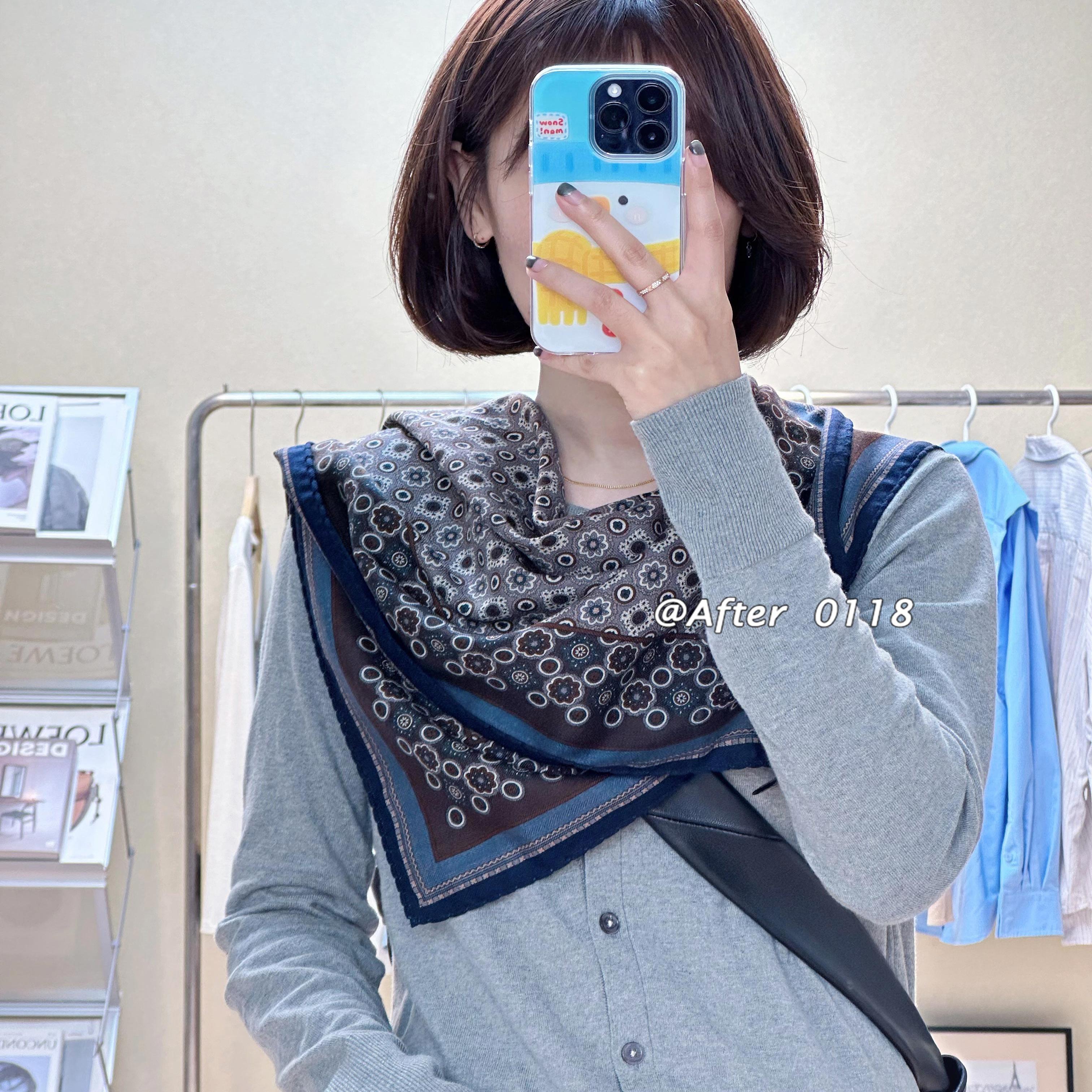 桑蚕丝真丝羊毛丝巾围巾中方巾