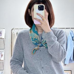 时尚 双面异色 百搭真丝桑蚕丝羊毛丝巾围巾方巾 动物狂欢 After